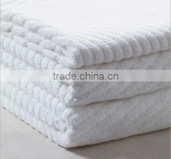 white cottoncustom woven logo hotel bathroom rugs