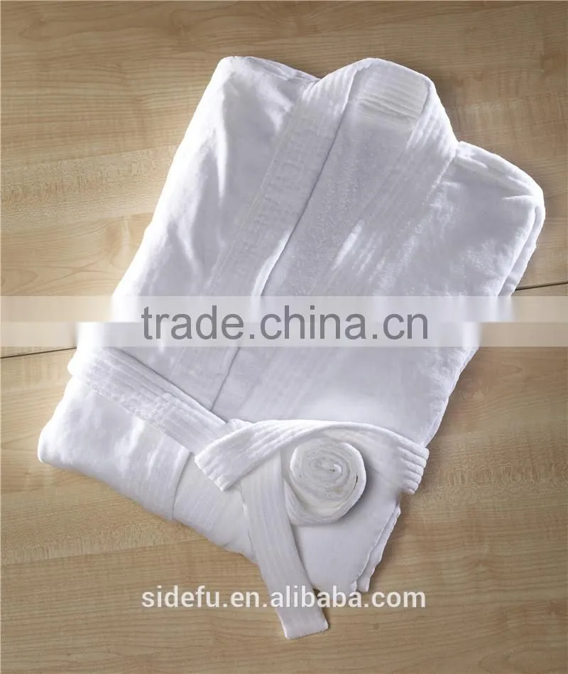 Super Comfortable Star Hotel Velour Shawl Collar Bathrobe