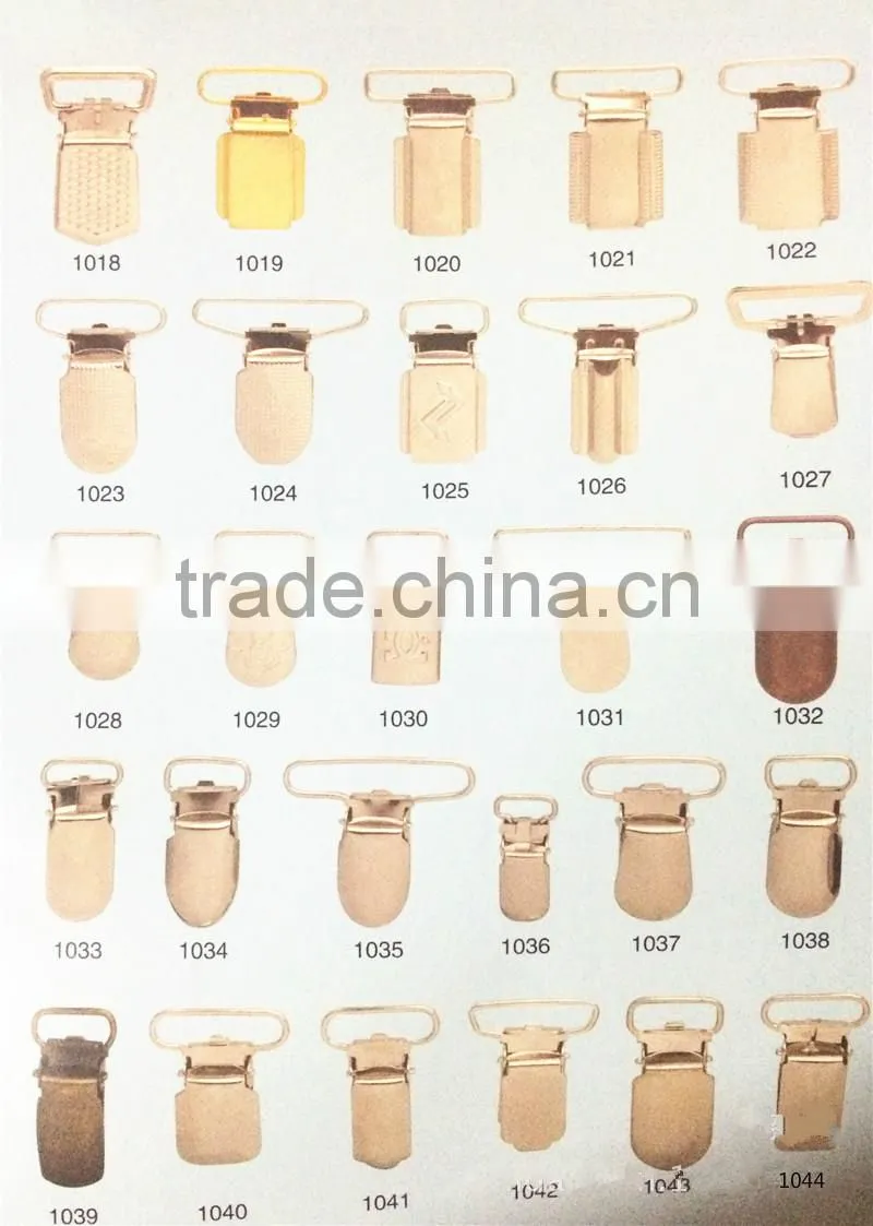 1'' 25mm Rabbit Bunny Shape Dummy Pacifier Suspender Clips