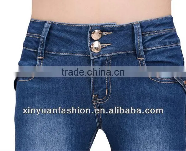 High waist trumpet skinny tight women jeanses pants