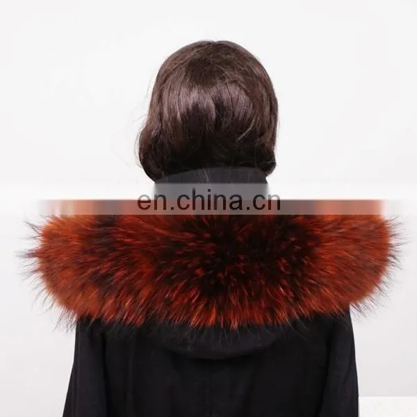 real raccoon fur garment accessories