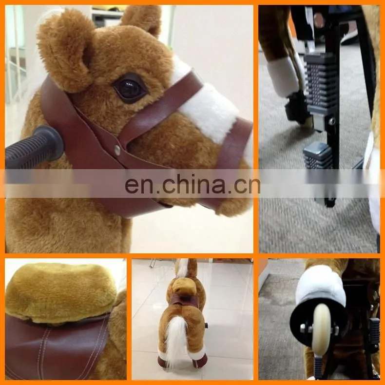 HI CE New style Zebra ride on horse,kids riding on mechanical to play game