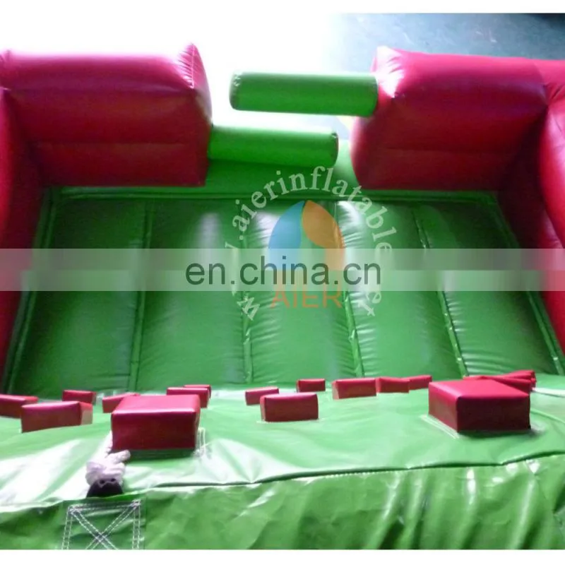 2017 Hot promote inflatable pool children inflatable obstacle course with pool for sale