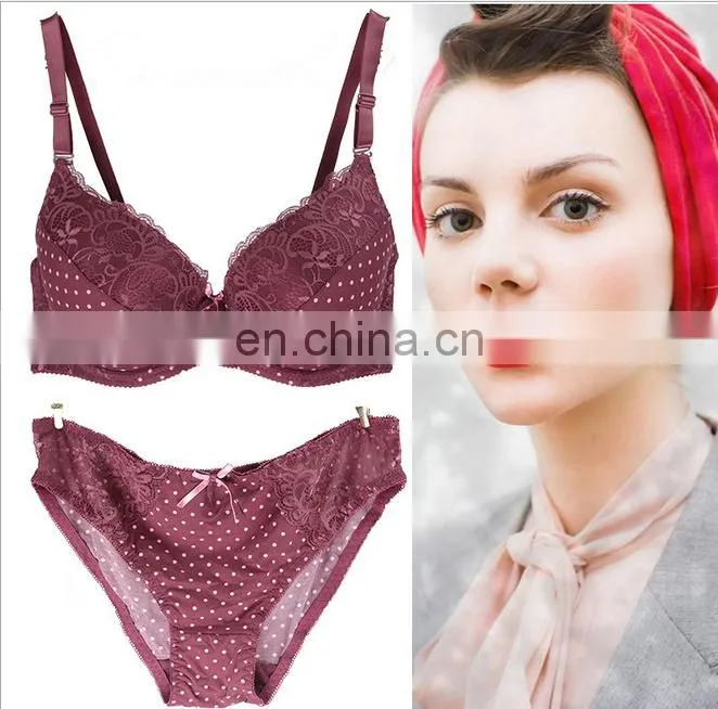 plus size D Cup bra set new sexy fancy bra panty set