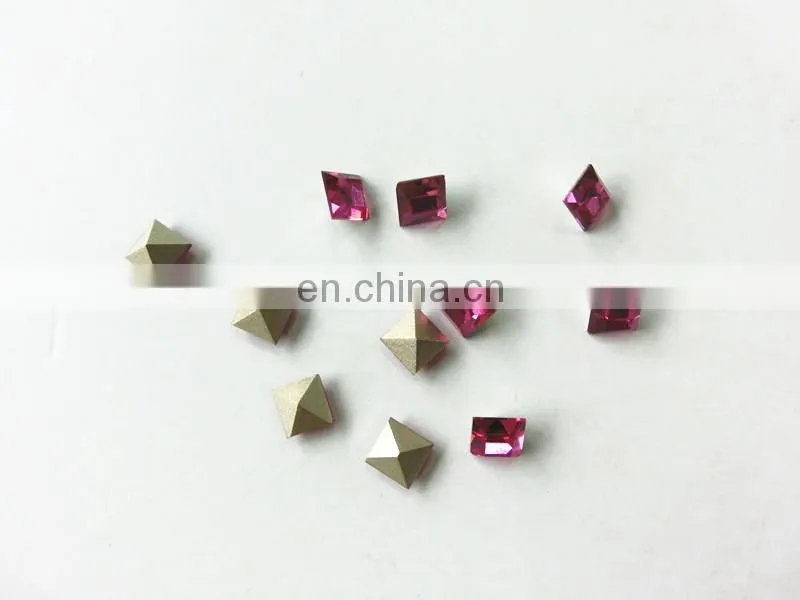 Crystal Diamond Crystal Fancy Color Stone Point-back for jewelry