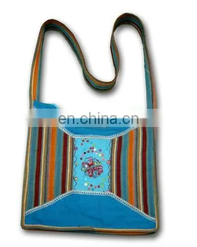 Cotton canvas handloom fabrics Tote Bags