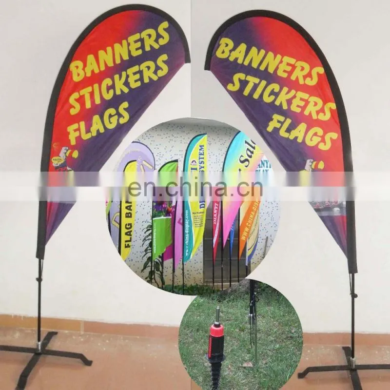 cheap custom flying teardrop banner