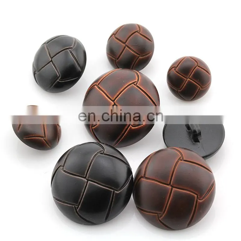 Classic Round Plastic Football Shaped Buttons For Coat