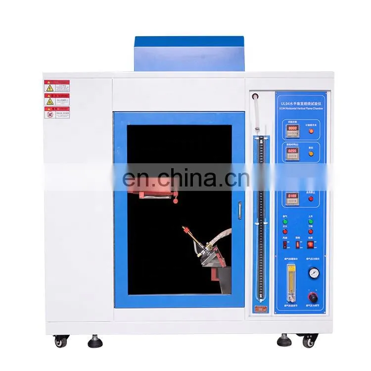 ZONHOW UL1581 UL13 UL444 UL1655 UL94 Horizontal Vertical Flame Test Chamber
