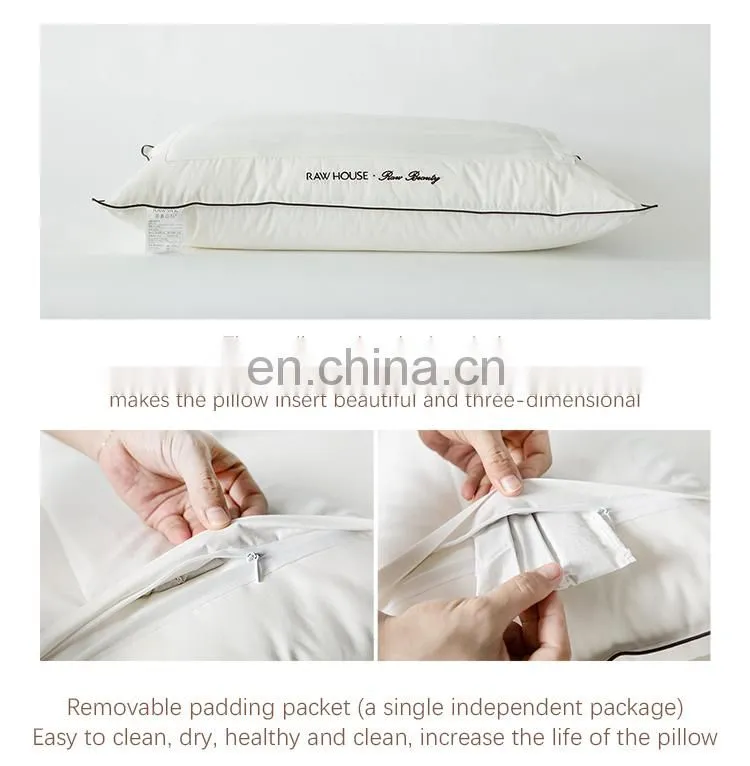 RAWHOUSE home hotel use Cassia buckwheat lavender pillow insert