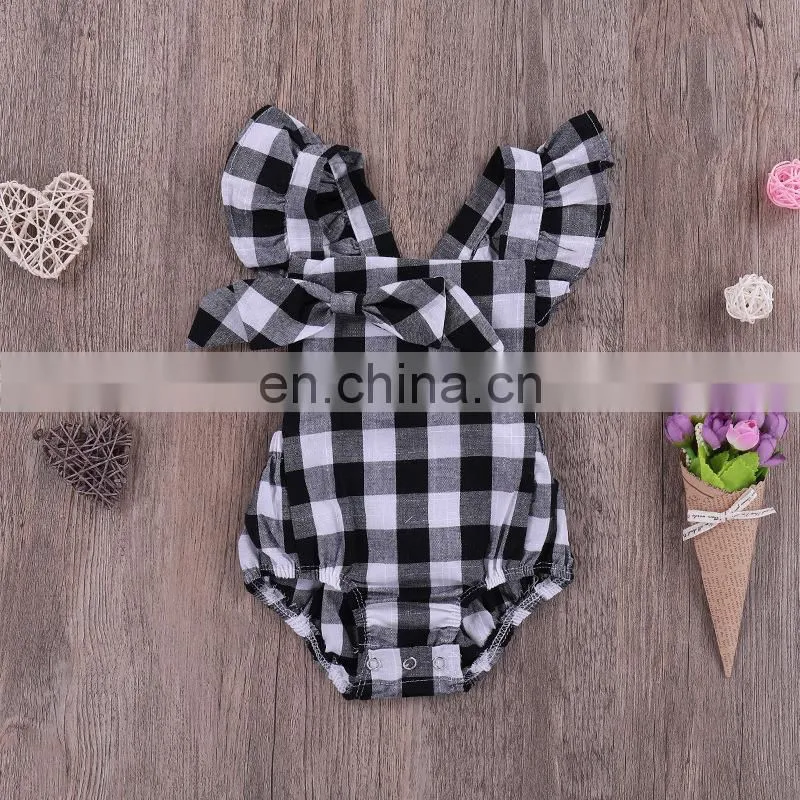 2018 summer cartoon printing baby rompers clothing