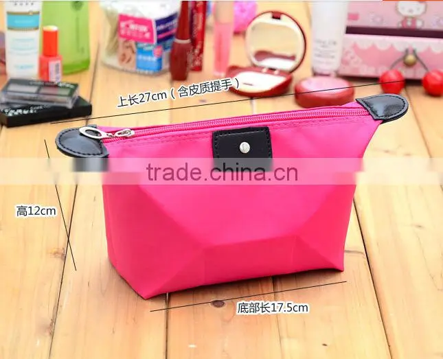 China factory low cost pouch dumpling shaped cosmetic bag