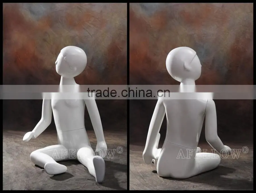 fashion sitting model cheap mannequin kids full body dummy TOM5