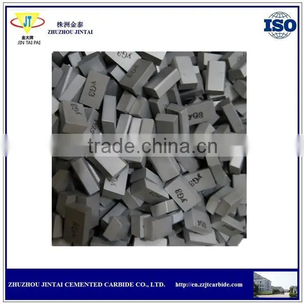 top quality tungsten carbide brazed inserts from China