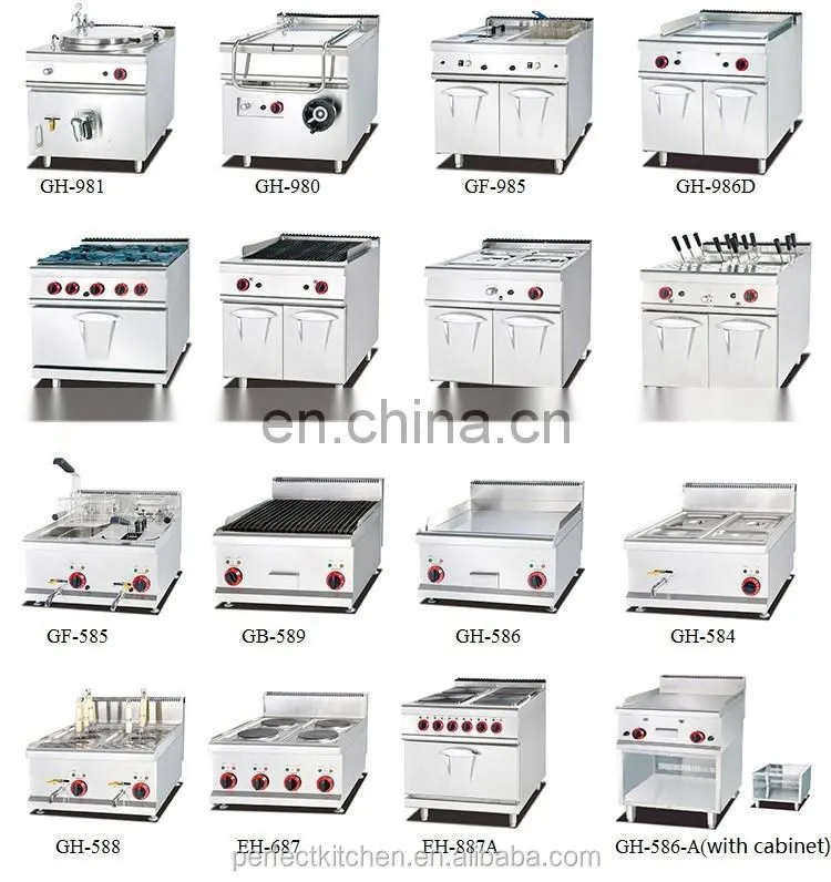 Restaurant Equipment Italy Type Pasta Cooker with Cabinet