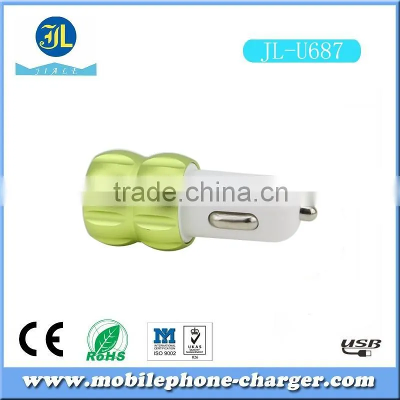Fast Charge Output DC 5V USB power travel mobile car charger