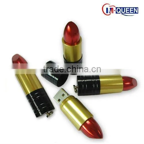 lip rouge metal unique USB thumb drive