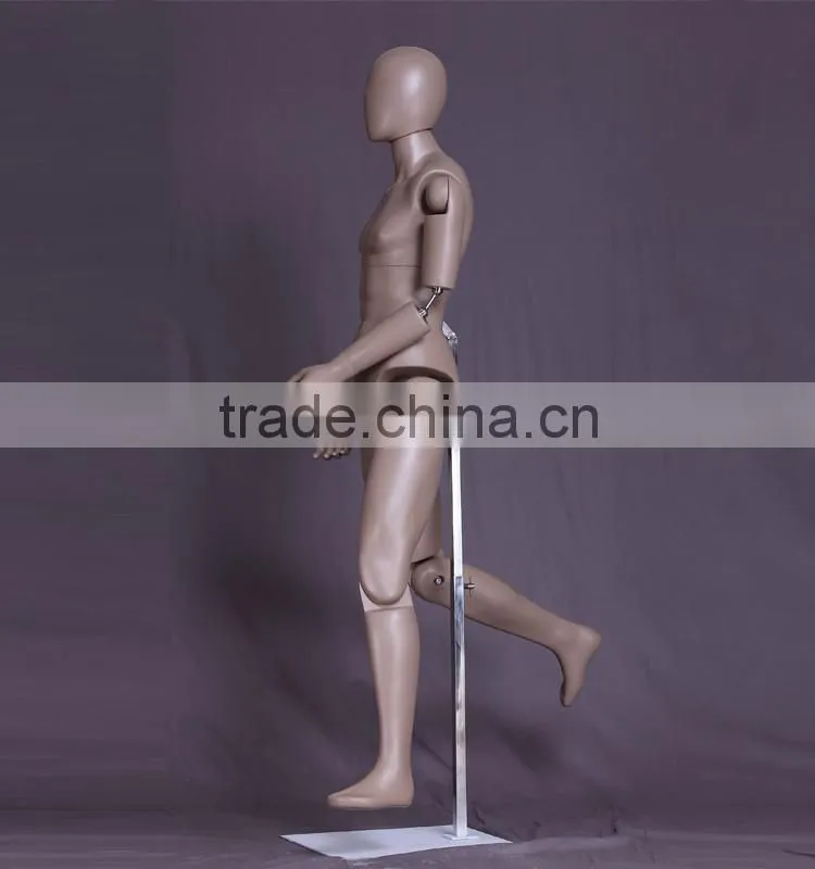 abstract male fiberglass flexible mannequin