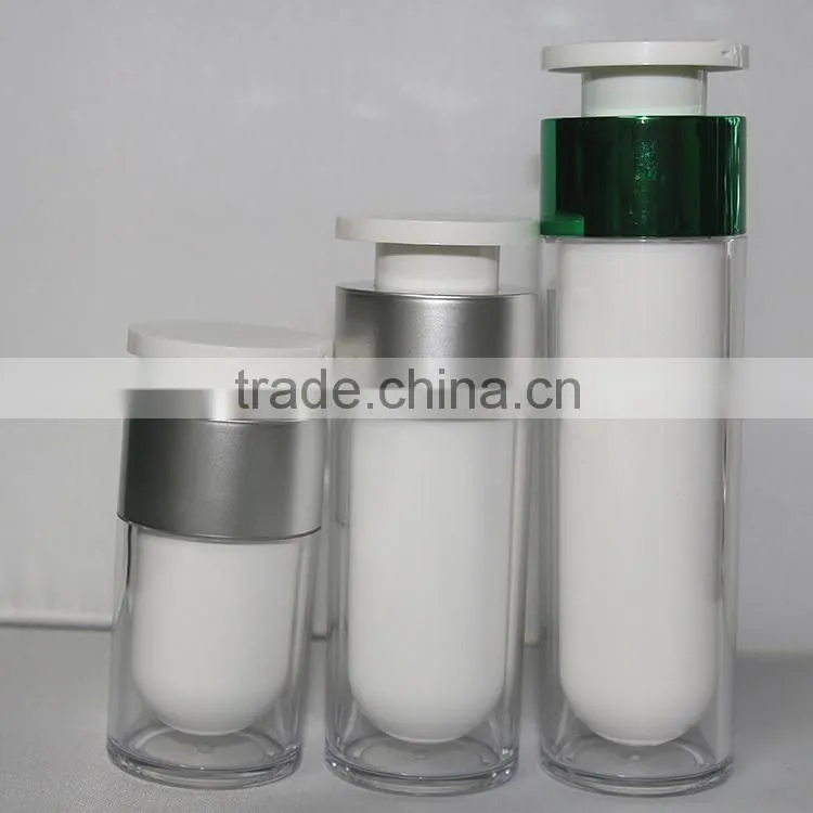 1.77 OZ Airless Cosmetic Pump Bottles, Plastic Airless Bottle, PET Bottle with Airless Pump for Face-care Lotion