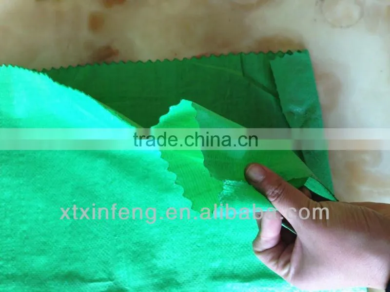 2014 new design green pp bag/sack for coffee beans exported to Africa