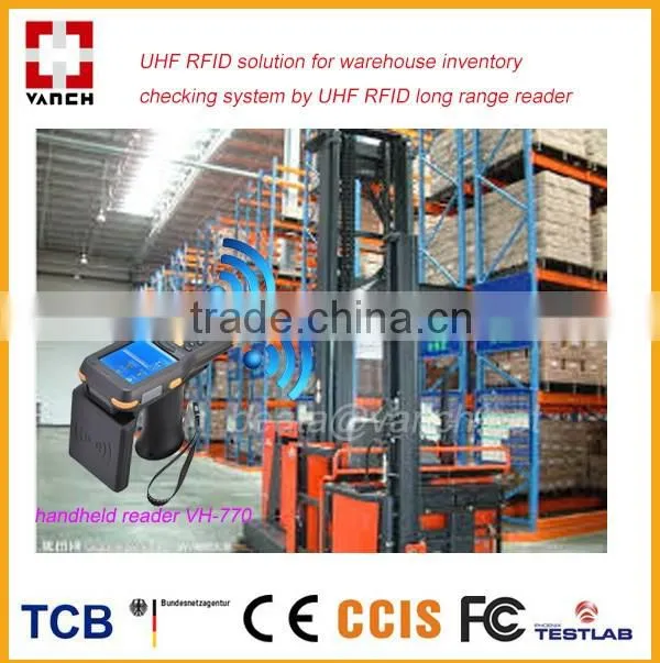 Fixed UHF RFID card reader 5m long range 8dbi Antenna for warehouse management system