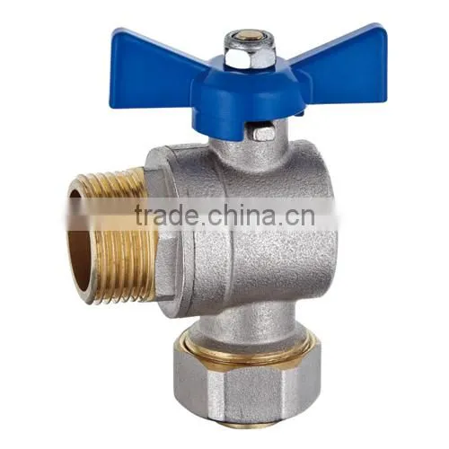 HR2400 butterfly handle brass ball valve