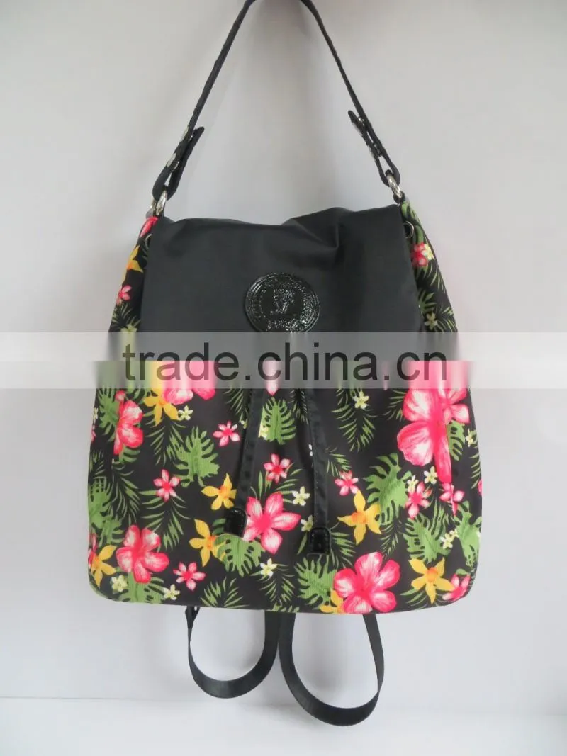 ladies laptop backpacks flower design