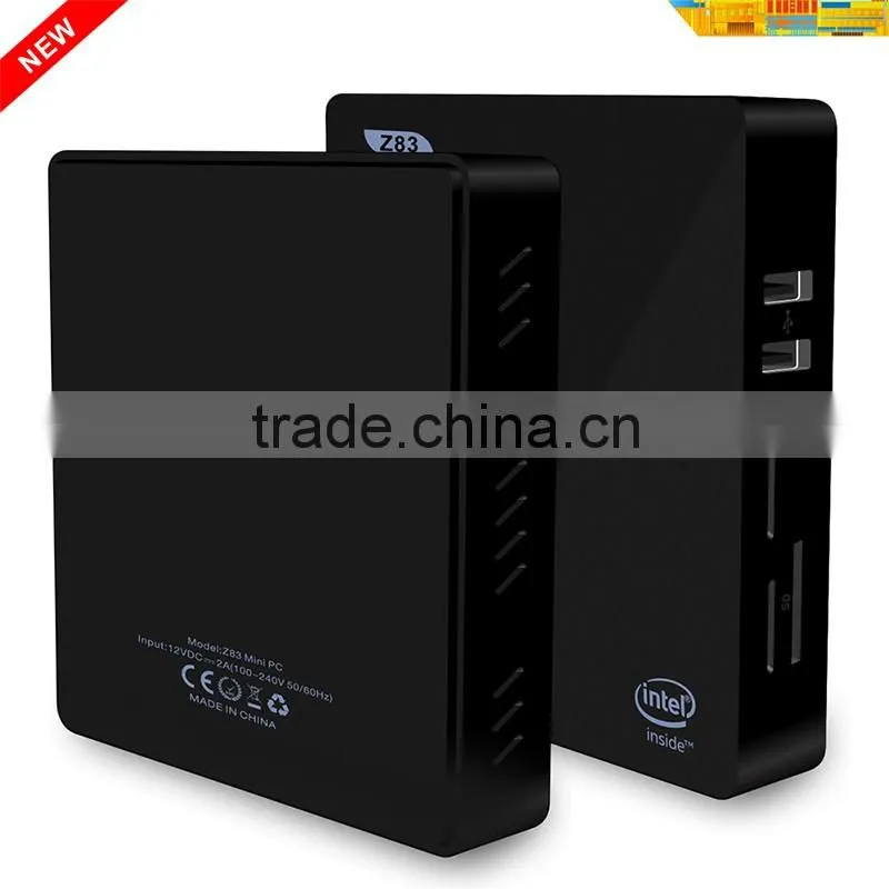 Z83 Mini Pc Window 10 Pro Intel Cpu X5-Z8300 Wintel Mini Pc anddroid tv box