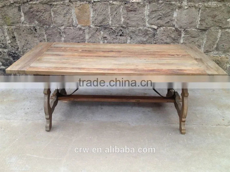 DT-4061 Morden Recycle Elm Dining Table Set