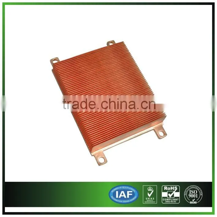 copper Skiving fin heat sink for electronic devices