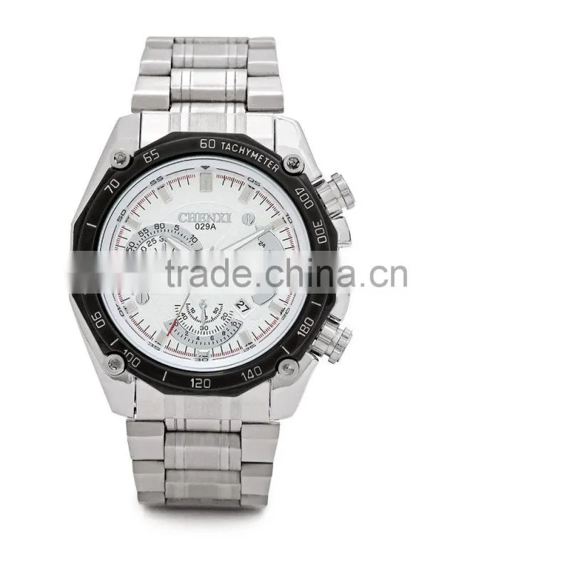2015 Newest Design Factory Price Luxury Watches Men Calendar Watch 029AMS