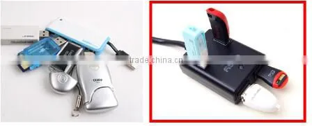 4-Port USB 3.0 Charging Hub Device with Wireeless or Wire Adaptor