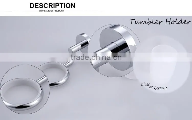 Wall mounted cup holder / Copper rinse cup holder