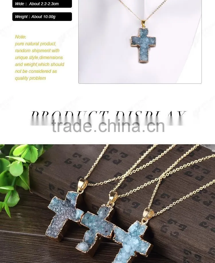 Popular personalized cross design necklace wholesale jewelry