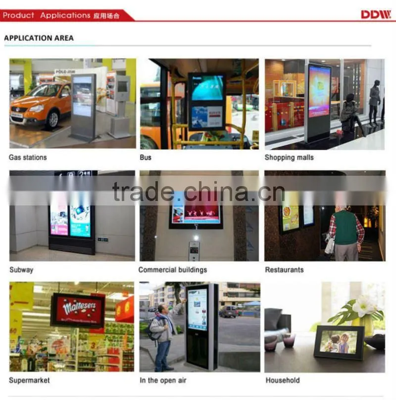 47" Floor Standing Touch Screen Display/Lcd Digital Signage Media Player/Indoor Led Video Display Screen