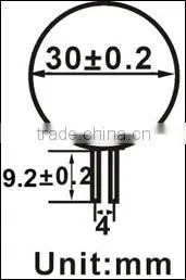 CE RoHS 1.5W 12V G4 Base LED Wafer 3000 Kelvin Warm White
