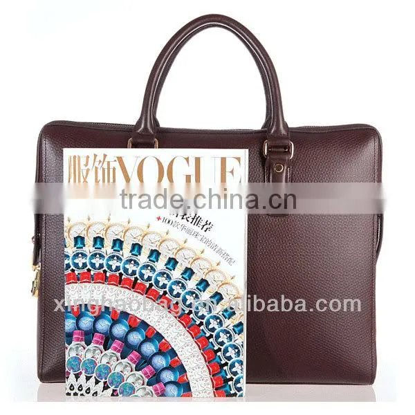 Men's bag! genuine leather laptop bag briefcase