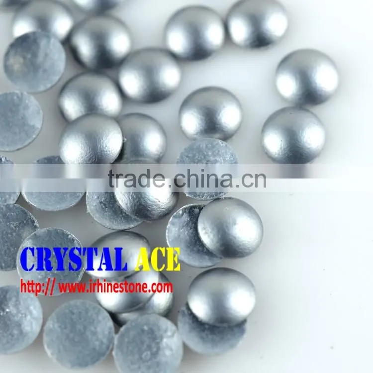 5mm Frost Gray color hotfix lead free aluminum pearl China