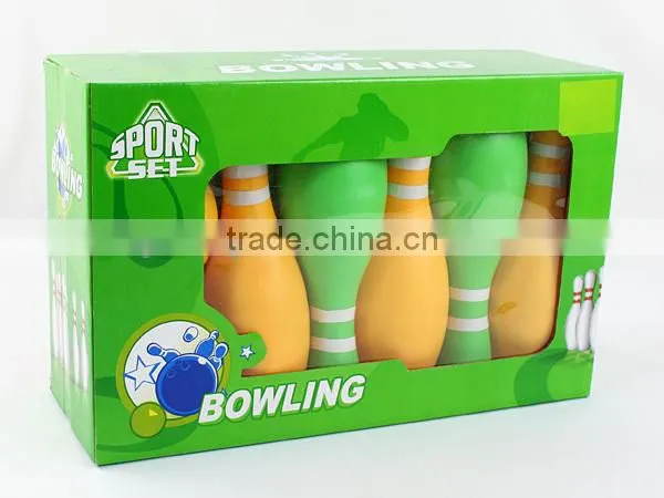 25cm Children bowling toy with 10 bottles and 2 balls