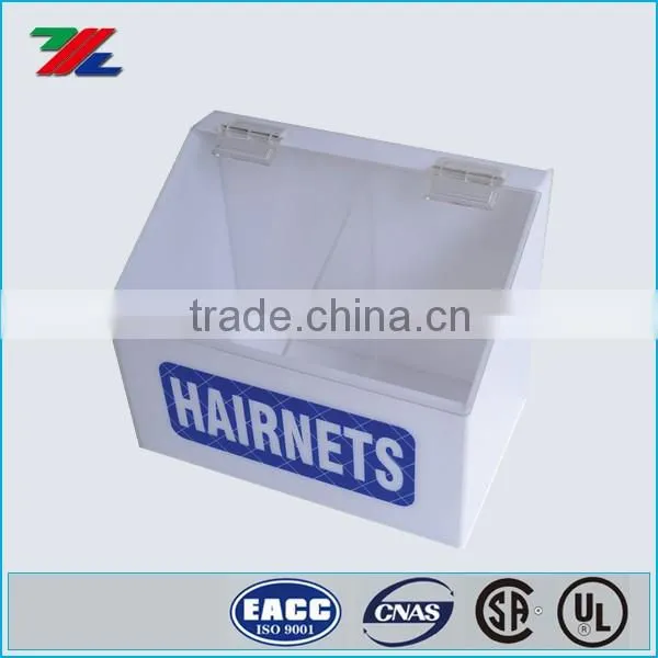 Acrylic Shoe/Boot Cover Dispenser for Safety Disposable and Chemical Resistant Clothing Shoe Cover and Hairnet Dispensers