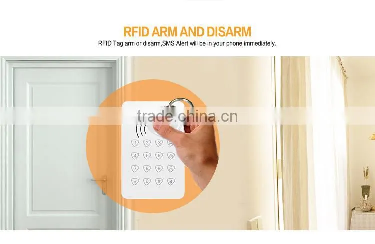 Good quality Door and window wireless gsm alarms system with wireless signal repeater