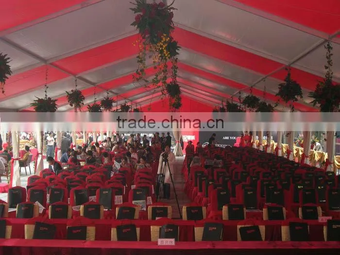 Best-Selling clear span tent with inner rolled PVC windows
