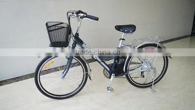 26'' electric bicycle Aluminum frame Lithium battery mountain bike
