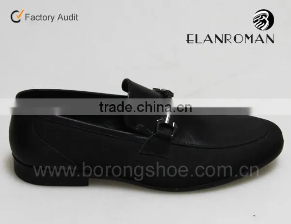 Customed men Fashion casual slip on men leather dress shoes