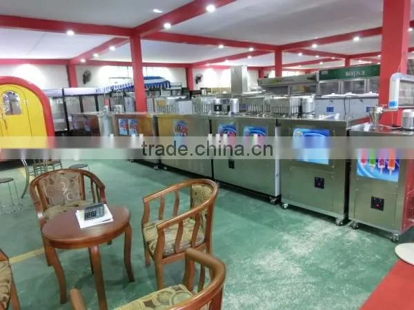 Fried Ice Cream Roll Machine|Yogurt Frying Machine|Round Pan Ice Cream Frying Machine
