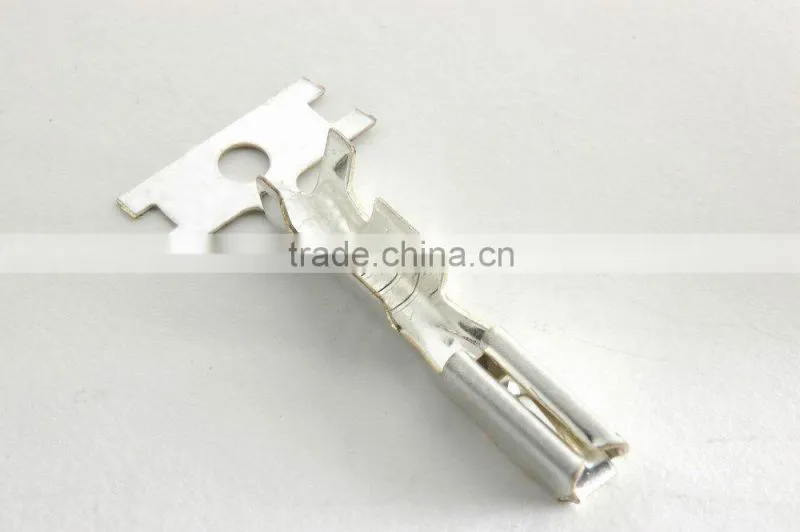 Wire end terminal with brass tin plated