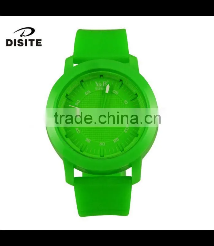 Best selling coulorful kids silicon comfortable wear watch made in china