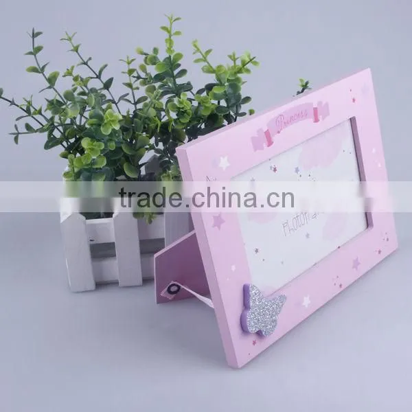 2014 Hot Sale 4*6 Pincess MDF Photo Frame With 3D Effect