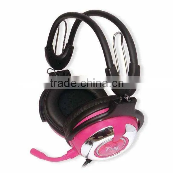 High quality wired computer headphone ,cool headphones for girls