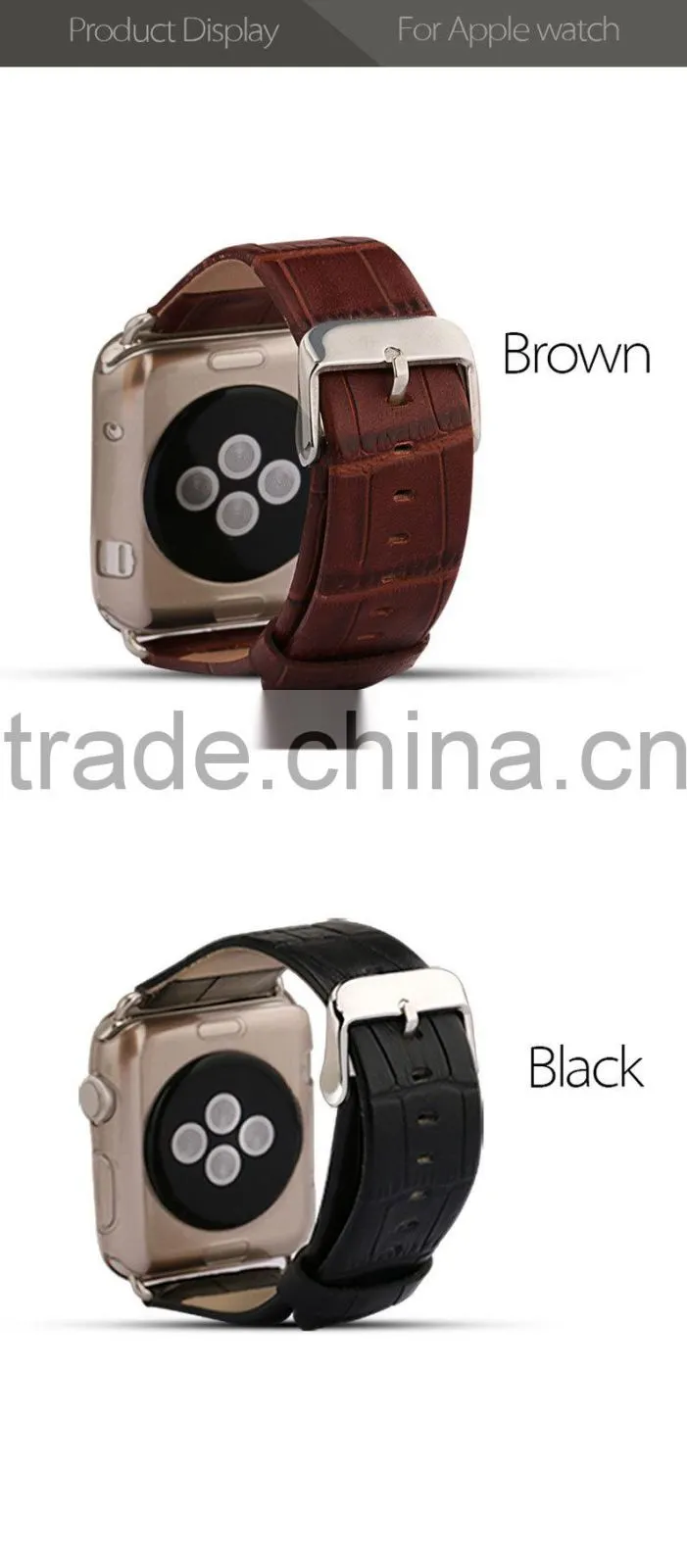 Best Price High Quality Genuine Leather Watch Band Strap For iWatch